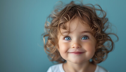 Naklejka premium portrait of a little child