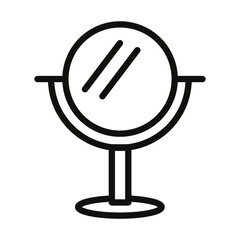 Travel Makeup Mirror Icon Perfect for Beauty and Portable Accessories