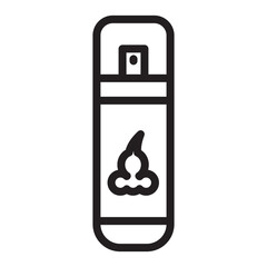 Hair Mousse Bottle Icon Perfect for Hair Care and Styling Products