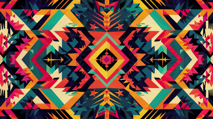 A geometric pattern inspired by Indian culture and enlivened with vivid colors is not only a decorative element, but also an expression of appreciation for heritage and tradition.