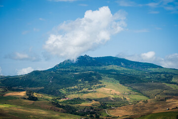 Sicily Italy Madonie national park landscape view 