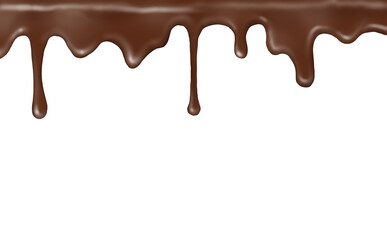 melted chocolate dripping
