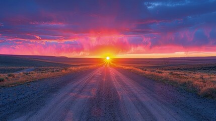 Empty and winding roads with stunning natural scenery in the background.