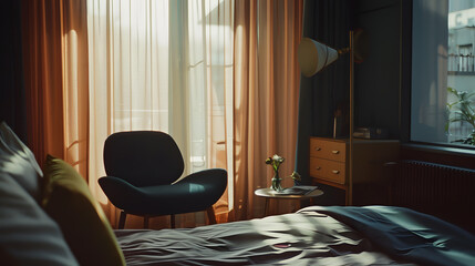 Fototapeta premium modern hotel room