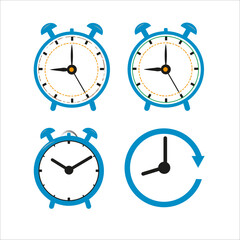 desk clock with clock icon