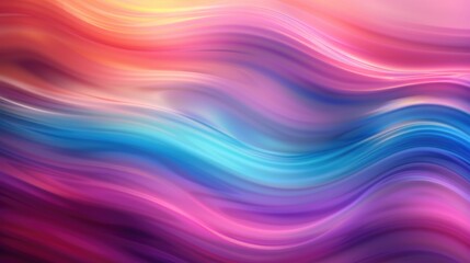 Blurred colorful background with horizontal ripple wave effect