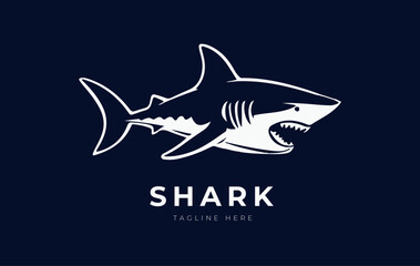 shark logo design