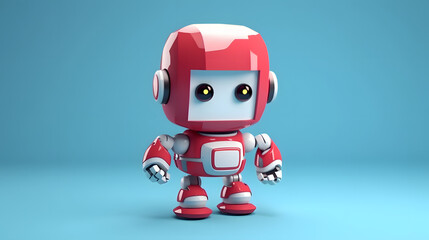 Fototapeta premium Robotic Toy Robot 3d Character