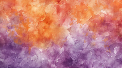 Orange and Mauve watercolor texture