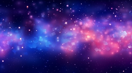 Obraz premium A Starry and Colorful Cosmic Scene with Nebula and Nebulous Clouds