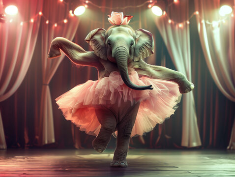 The elephant in ballet