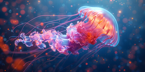 Fototapeta premium jelly fish in the water