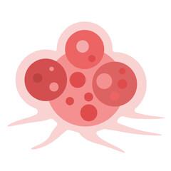 cancer cell growth. cancer disease concept