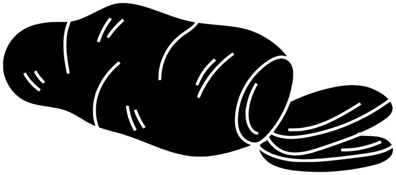 recommend clip art: cassava illustration food silhouette tropical logo tapioca icon root outline plant nature manioc tree botany farm leaf agriculture raw shape farmland plantation vegetable for vector graphic background