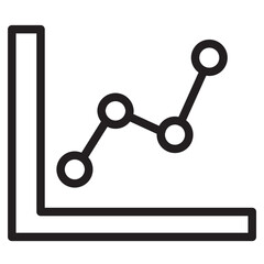Business Chart Statistics Line Icon