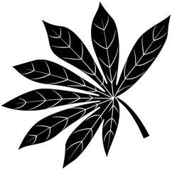 cassava illustration food silhouette tropical logo tapioca icon root outline plant nature manioc tree botany farm leaf agriculture raw shape farmland plantation vegetable for vector graphic background