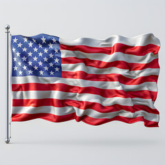 Obraz premium American Flag Wave Close-Up for Memorial Day 