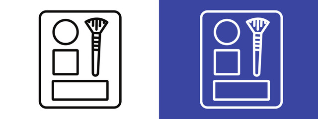 Blusher Compact Icon Perfect for Makeup and Beauty Kits