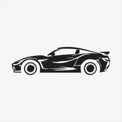 car logotype vector silhouette illustration,