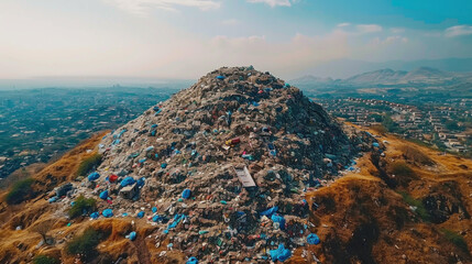 Mountain of trash