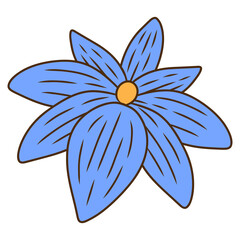 blue flower