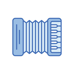 Accordion vector icon