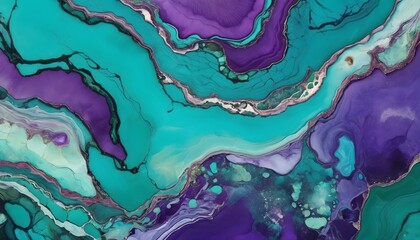 Luxurious turquoise and purple stone texture. Perfect background for elegant designs and premium projects.