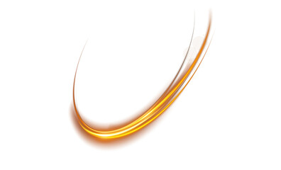 Golden dust, sparks and golden stars shine with special light. Trace of speed lines. Christmas light effect. Sparkling magic dust particles. PNG.