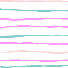 Vector hand drawn cute checkered pattern. Doodle Plaid geometrical simple texture. Crossing lines. Abstract cute delicate pattern ideal for fabric, textile, wallpaper