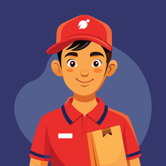 illustration of a policeman with a clipboard