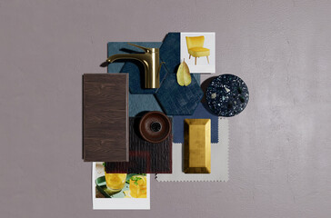 Mid-Century Painted Kitchen: Retro Charm with Modern Flair