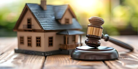 Auction house model for real estate investment tax lien sales and digital auctions. Concept Real Estate Investment, Tax Lien Sales, Auction House Model, Digital Auctions