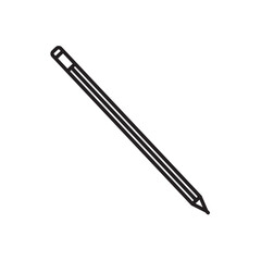 Writing Pencil Icon Perfect for Stationery and Office Supplies