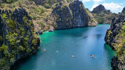 Kayaking in a Tropical Lagoon
