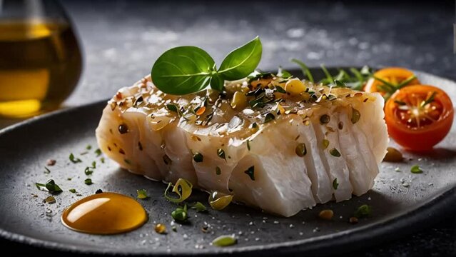 Salted cod, traditional Italian cuisine