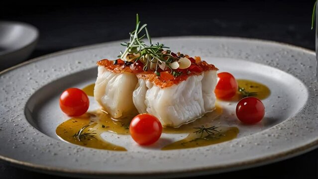 Salted cod, traditional Italian cuisine