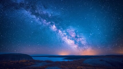 Serene Stargazing: Milky Way Over Murrin National Park, Canada