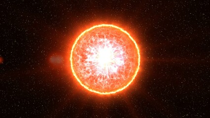 energy sector. Futuristic magical plasma circle glows in space