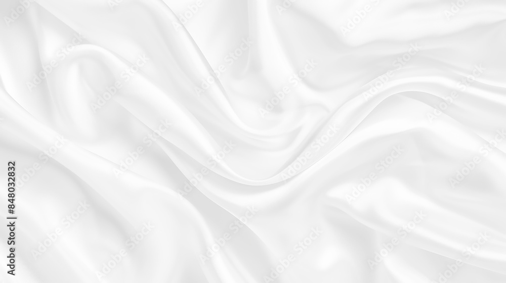 Poster abstract white paper wave background. white wave curve lines banner background design. white wave mo