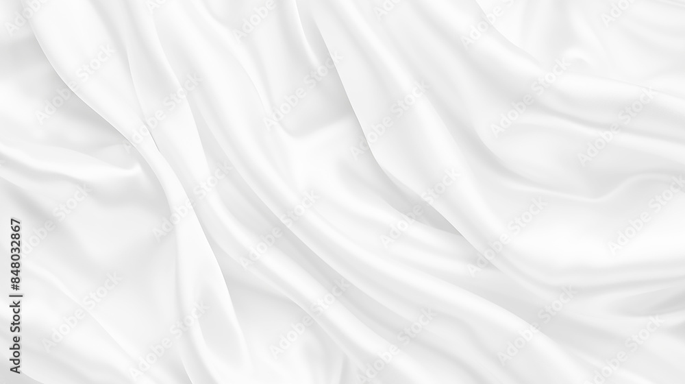 Poster abstract white paper wave background. white wave curve lines banner background design. white wave mo