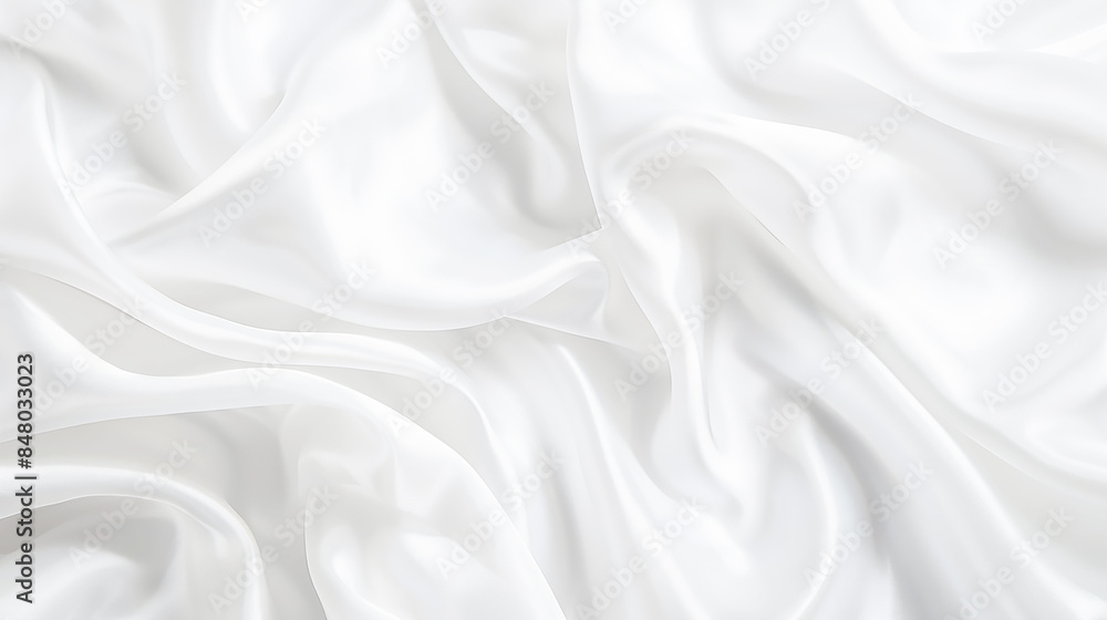 Aufkleber abstract white paper wave background. white wave curve lines banner background design. white wave mo