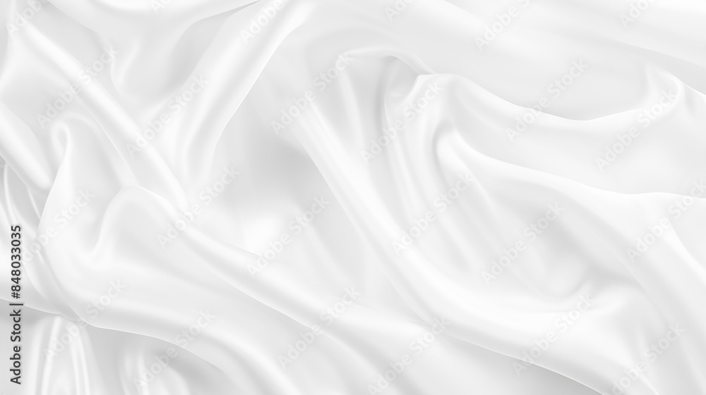 Aufkleber abstract white paper wave background. white wave curve lines banner background design. white wave mo