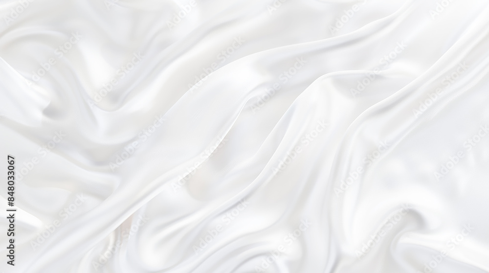 Poster abstract white paper wave background. white wave curve lines banner background design. white wave mo
