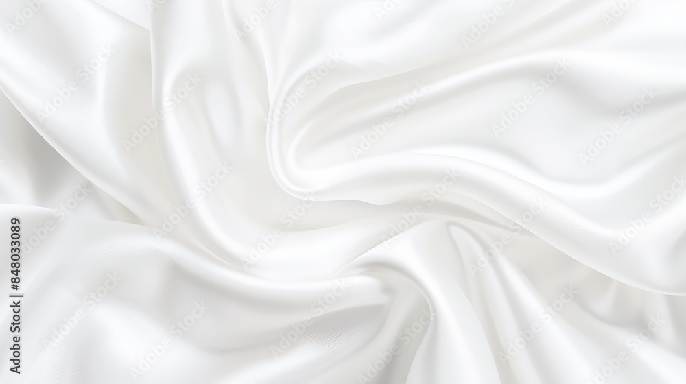 Aufkleber abstract white paper wave background. white wave curve lines banner background design. white wave mo