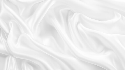 Obraz premium Abstract white paper wave background. White wave curve lines banner background design. White wave modern abstract background design. Space style. white background.