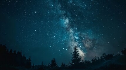 Naklejka premium the stock photo of Night sky simple abstract 