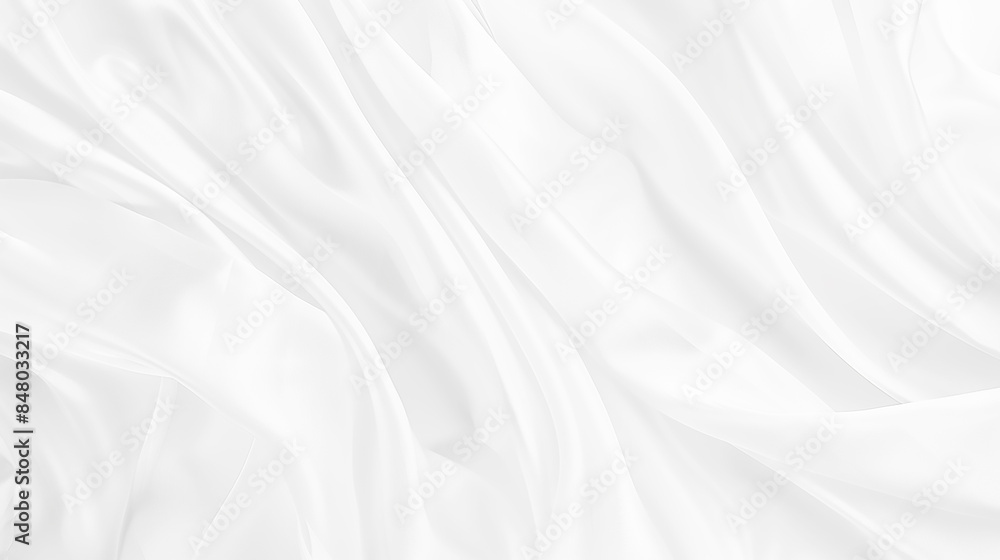 Aufkleber abstract white paper wave background. white wave curve lines banner background design. white wave mo
