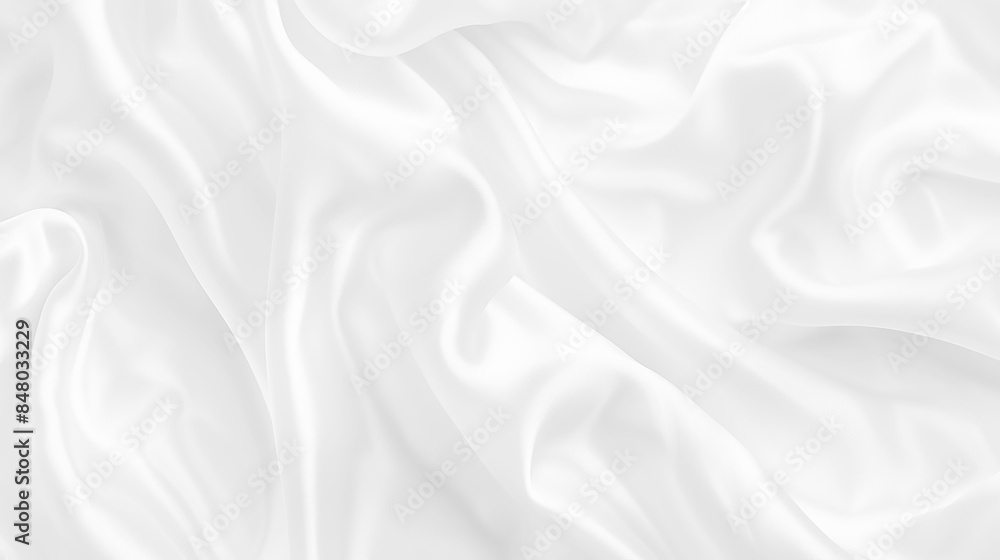 Aufkleber abstract white paper wave background. white wave curve lines banner background design. white wave mo