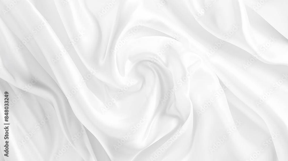 Aufkleber abstract white paper wave background. white wave curve lines banner background design. white wave mo