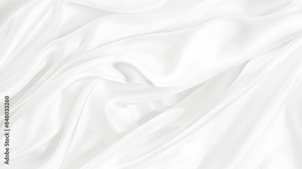 Aufkleber abstract white paper wave background. white wave curve lines banner background design. white wave mo